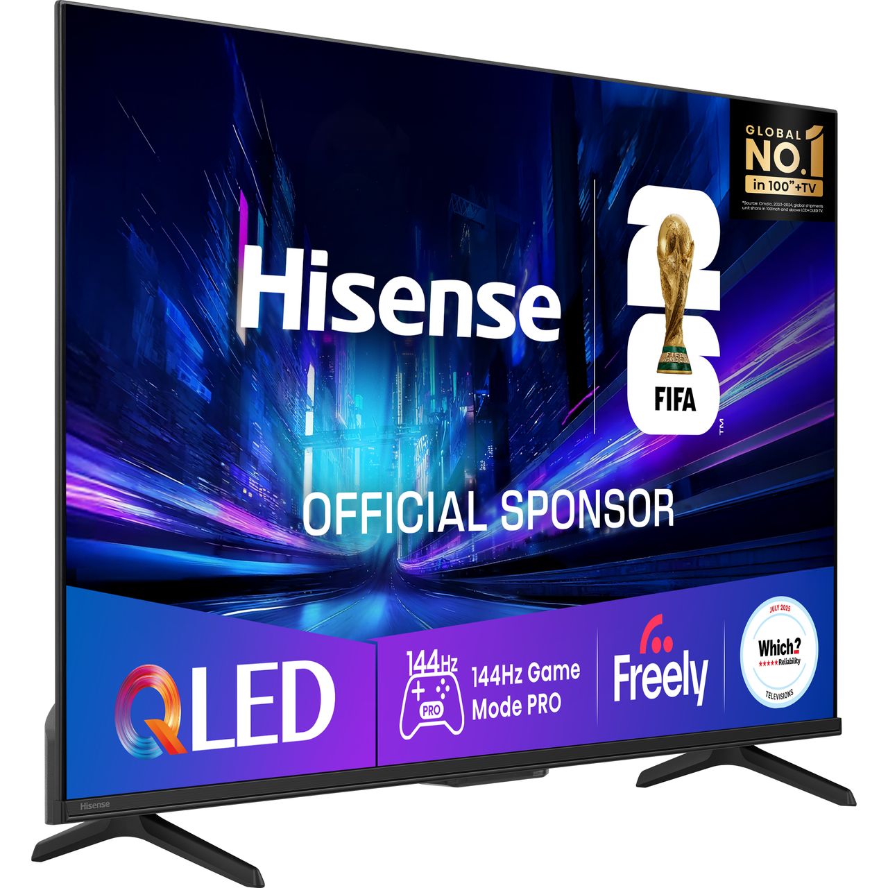 Hisense 43-inch 4K Ultra HD QLED Smart TV | E78Q Pro | ao.com